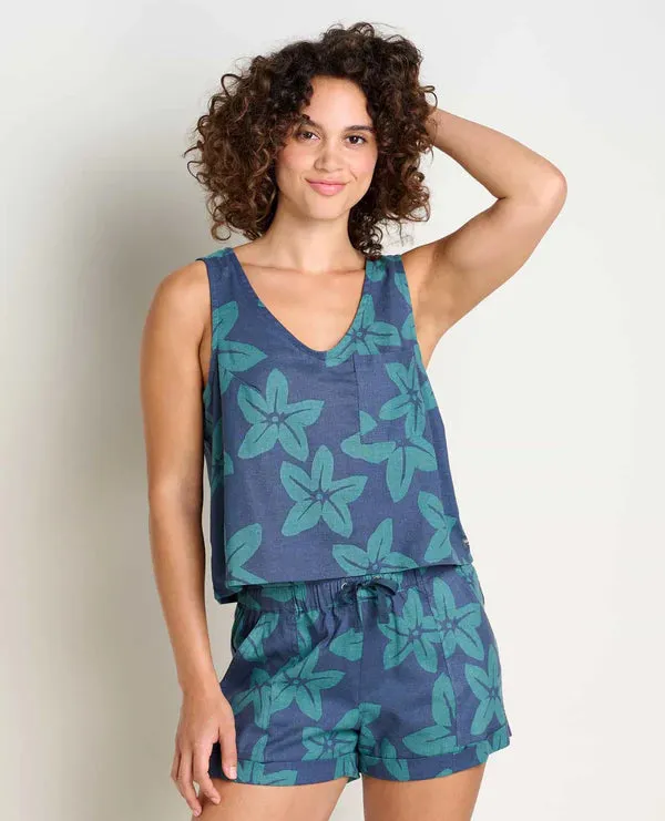 Taj Hemp Button Back Tank II - T1112406