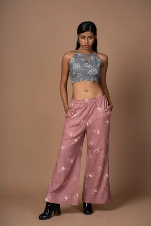 The Bold Flare Pants in See me See you Pattern