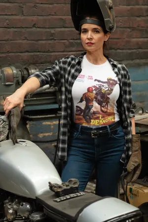 THE DIRT GANG Italian Poster 650CC White t-shirt