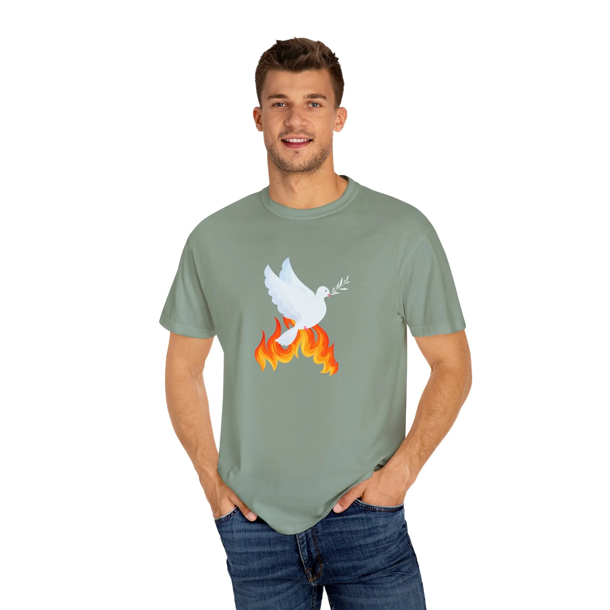 The Dove and Fire Tee