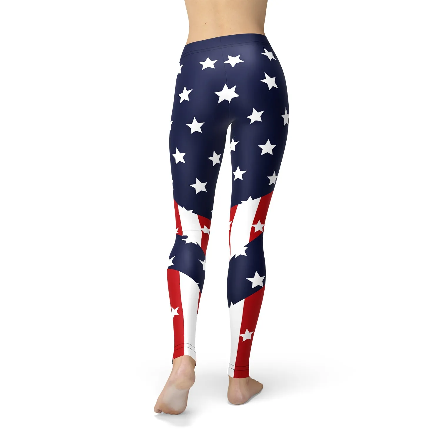 The Liberty Luxe – American Flag Performance Leggings