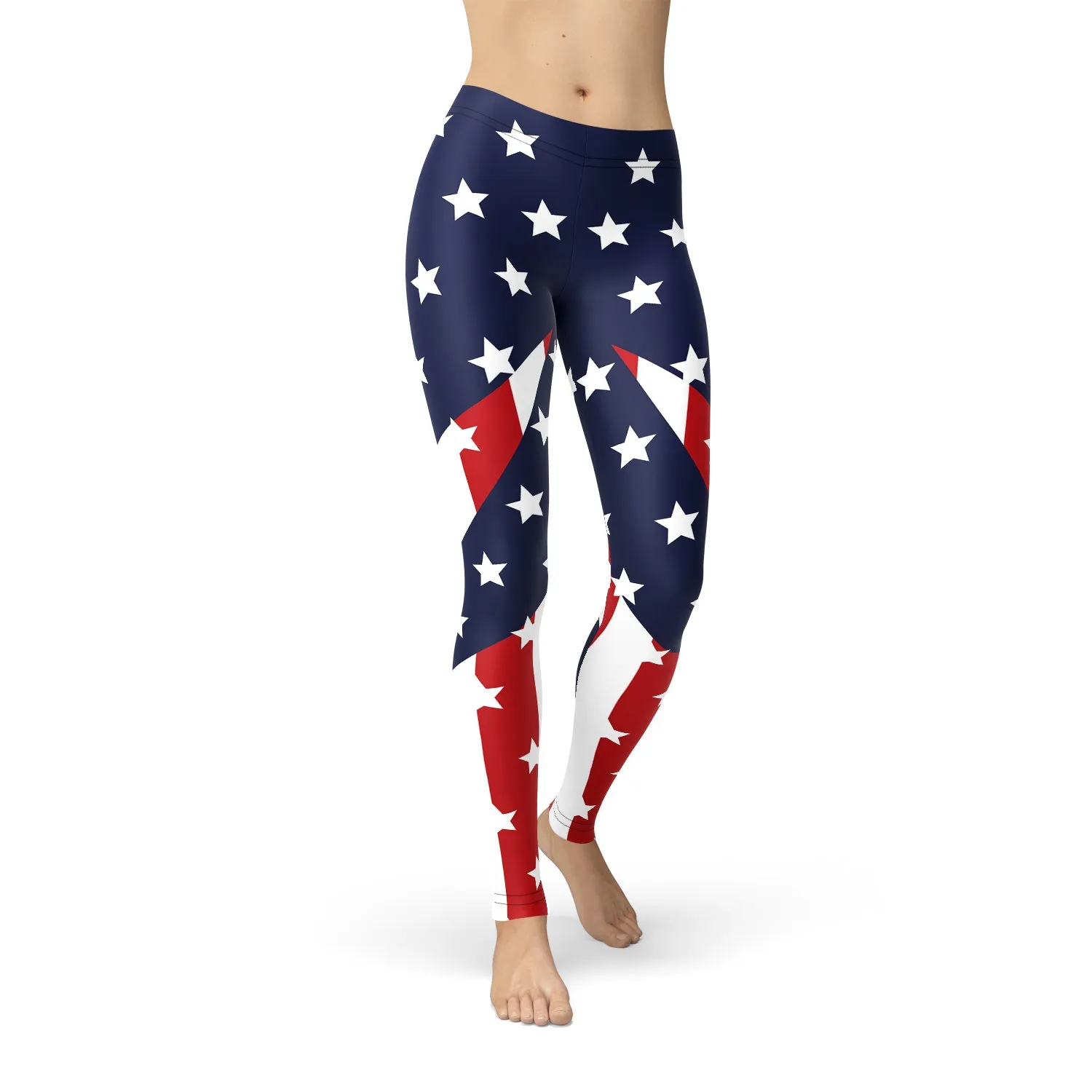 The Liberty Luxe – American Flag Performance Leggings