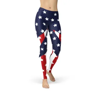 The Liberty Luxe – American Flag Performance Leggings