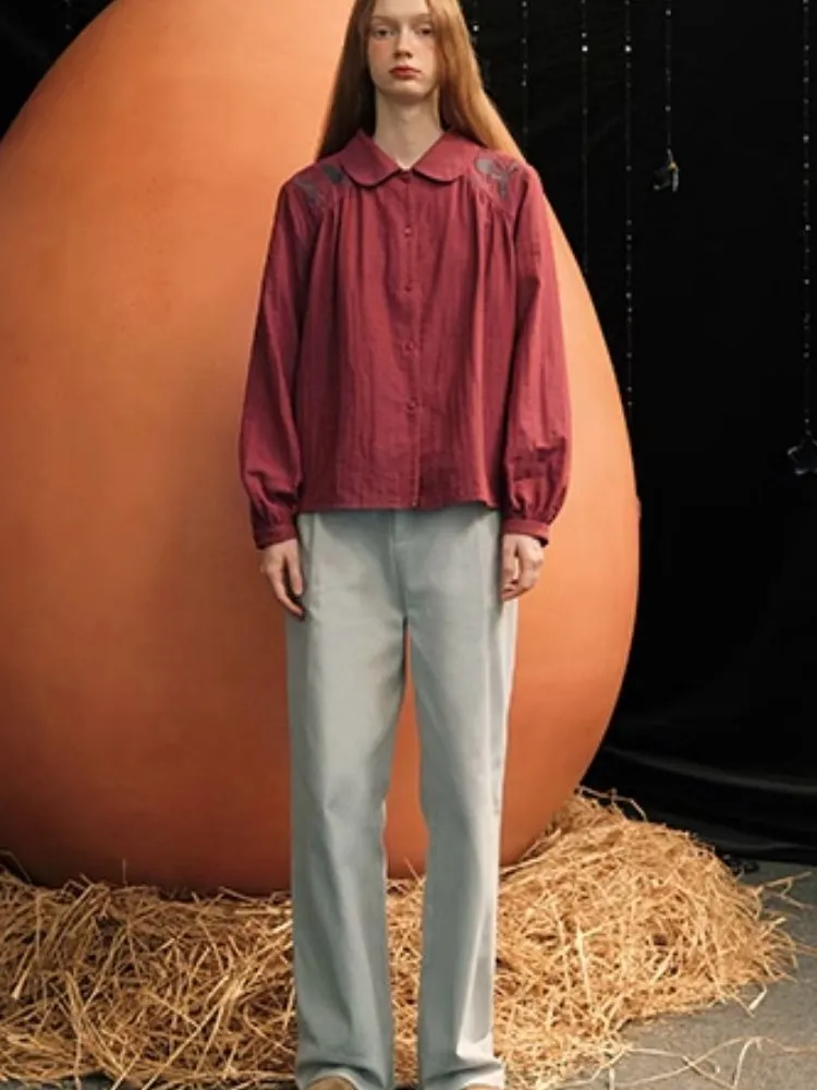 Thickened loose thin waist flap pants【s0000005938】