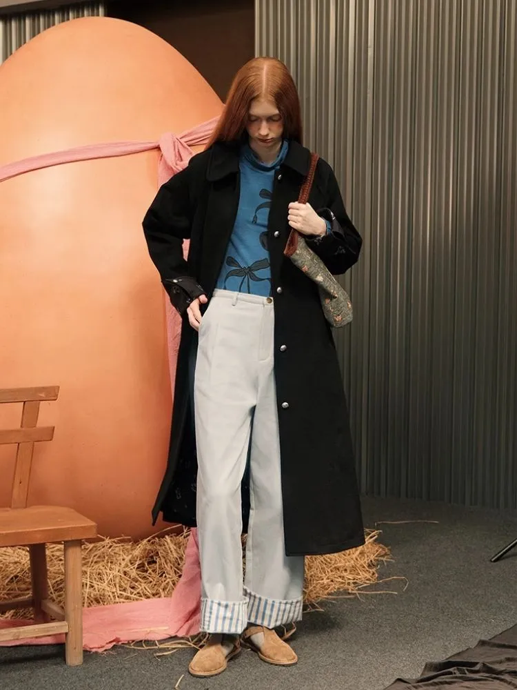 Thickened loose thin waist flap pants【s0000005938】