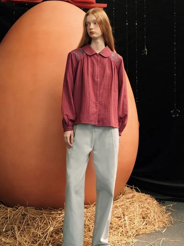 Thickened loose thin waist flap pants【s0000005938】