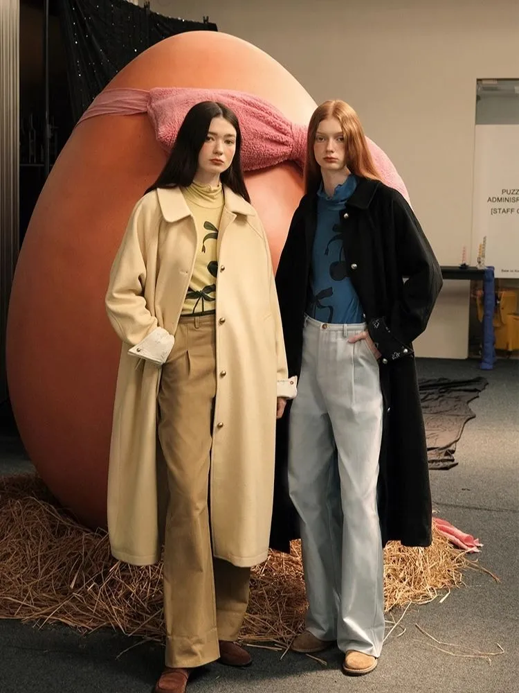 Thickened loose thin waist flap pants【s0000005938】
