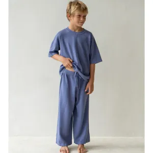 Thin Knit Pants - Dusk