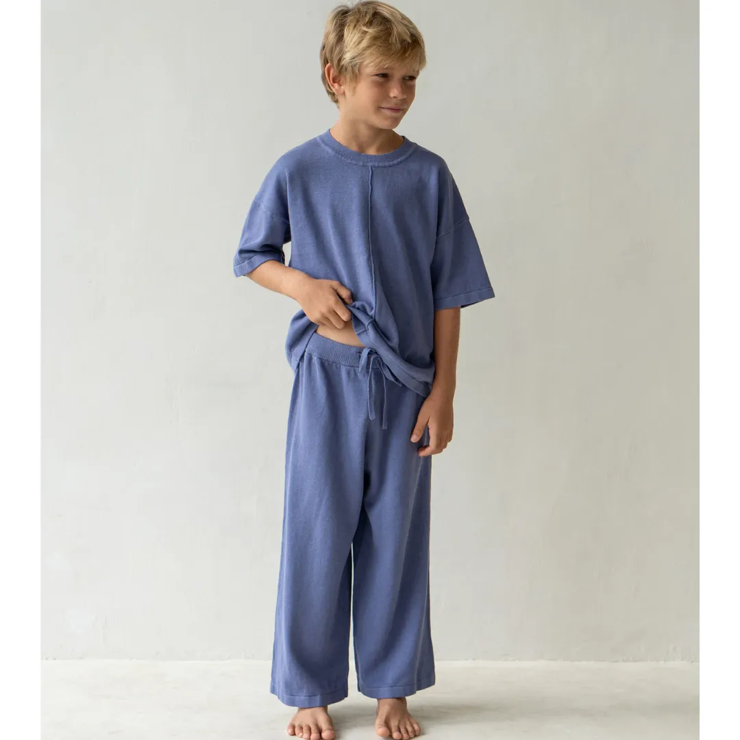 Thin Knit Pants - Dusk