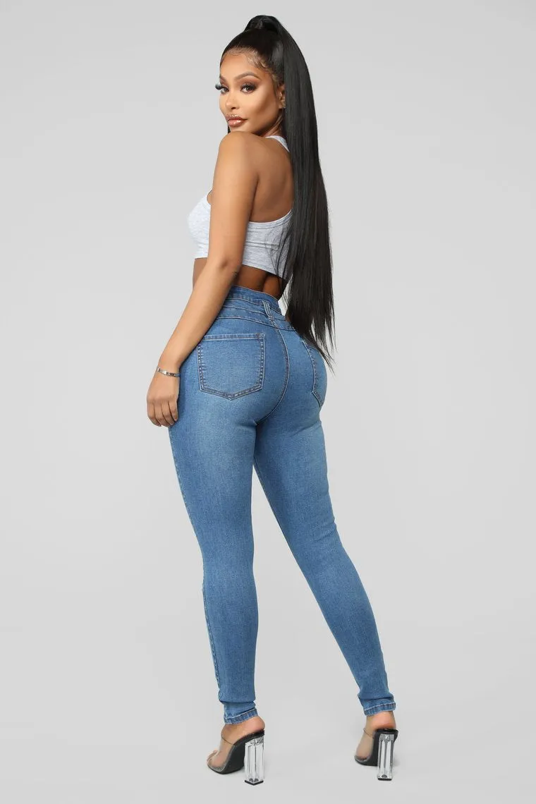 Three-breasted stretch pants