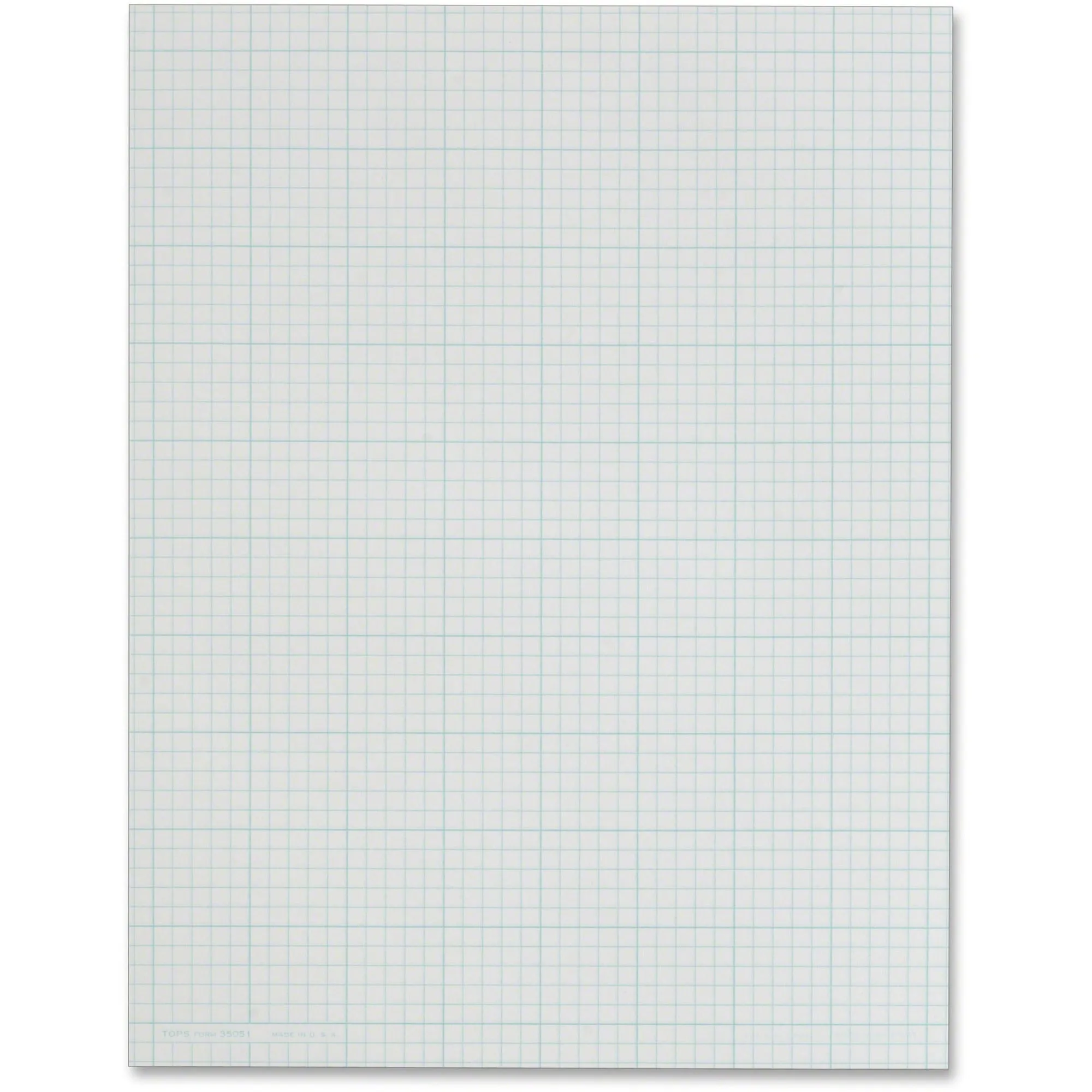 TOPS Quad Ruling Cross Section Pad - Letter