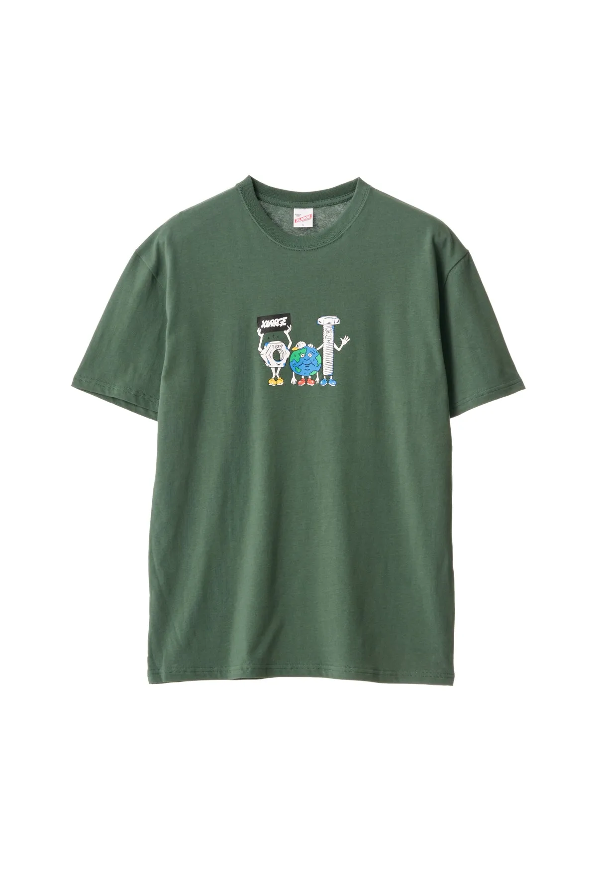 TRIO SS TEE - Forest Green