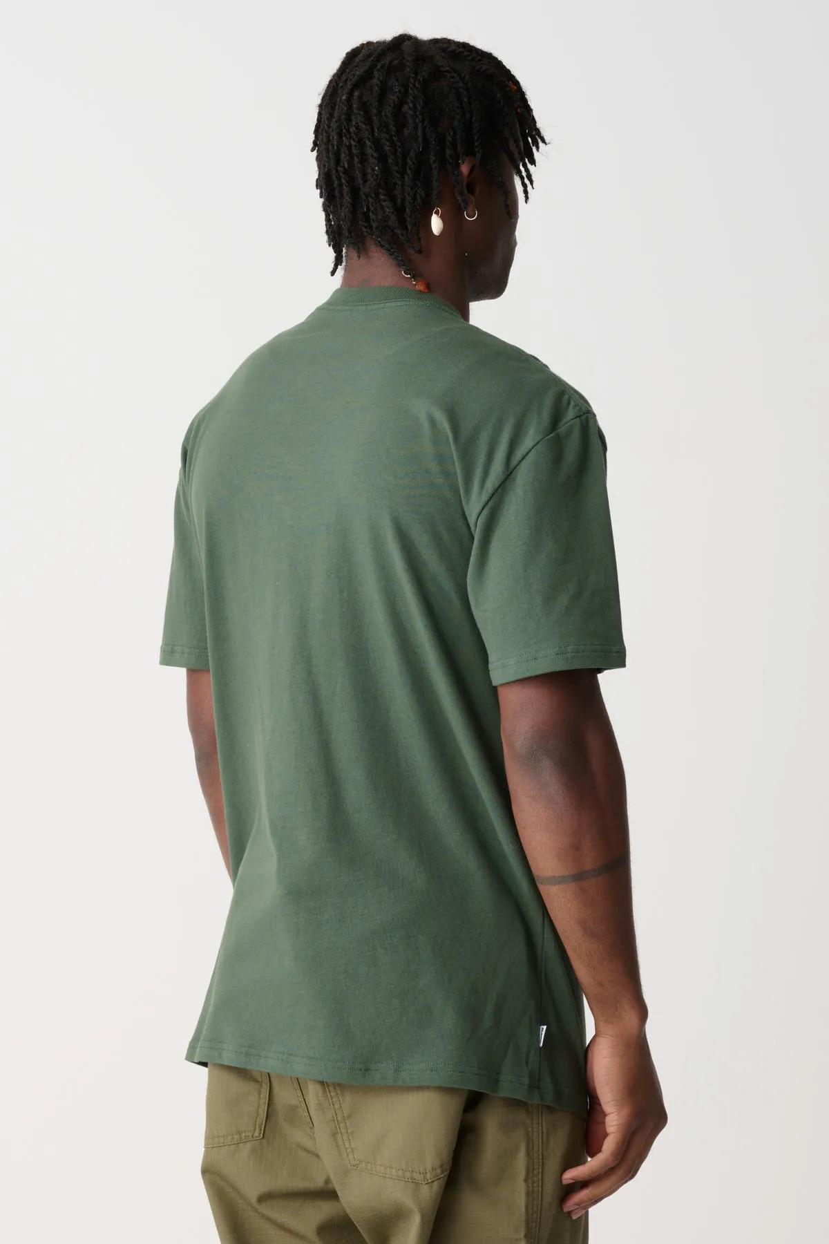 TRIO SS TEE - Forest Green
