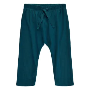 Turquoise Hailey Wide Rib Joggers