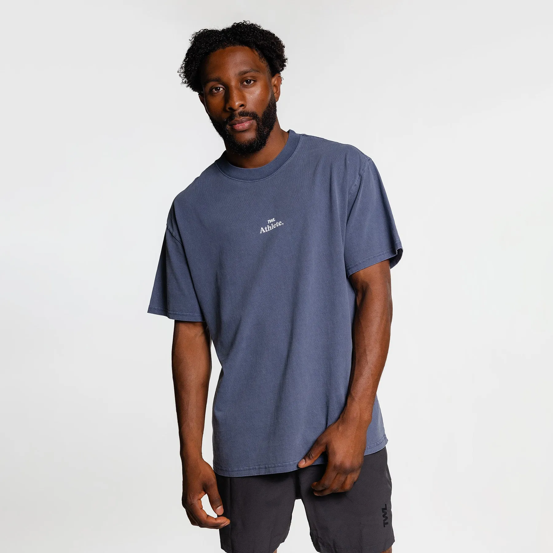 TWL - LIFESTYLE OVERSIZED T-SHIRT - Y2K - ATHLETE/FADED INDIGO