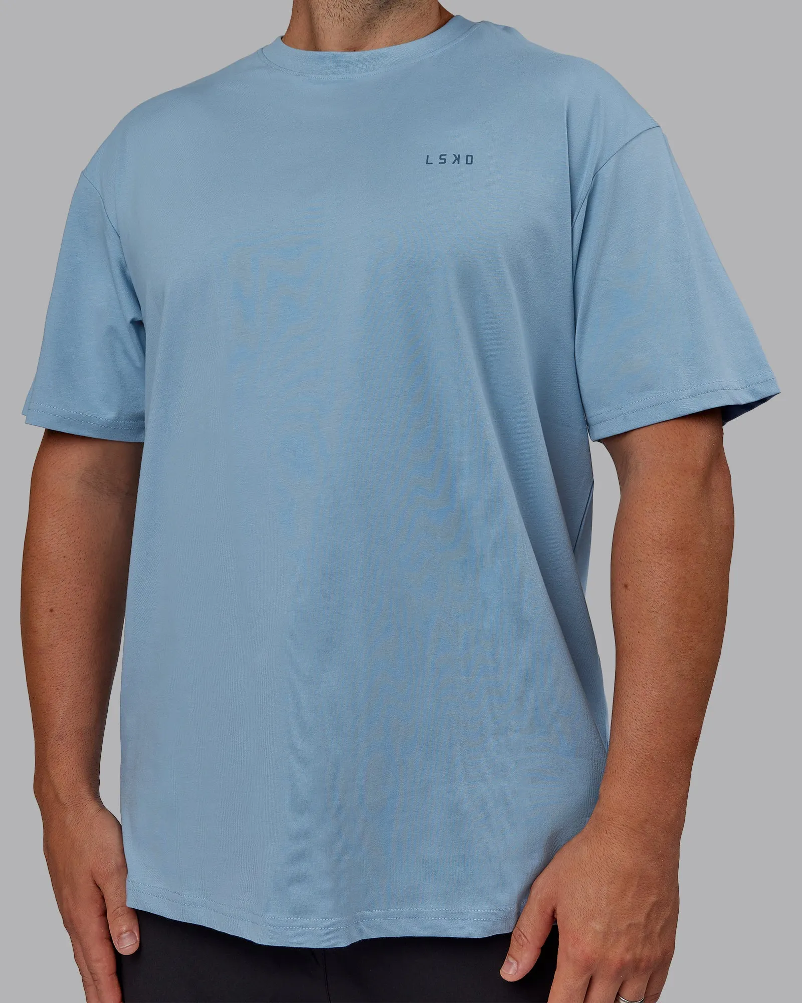 Unisex 1% Better Value Series FLXCotton Tee Oversize - Glacier Lake-Indigo