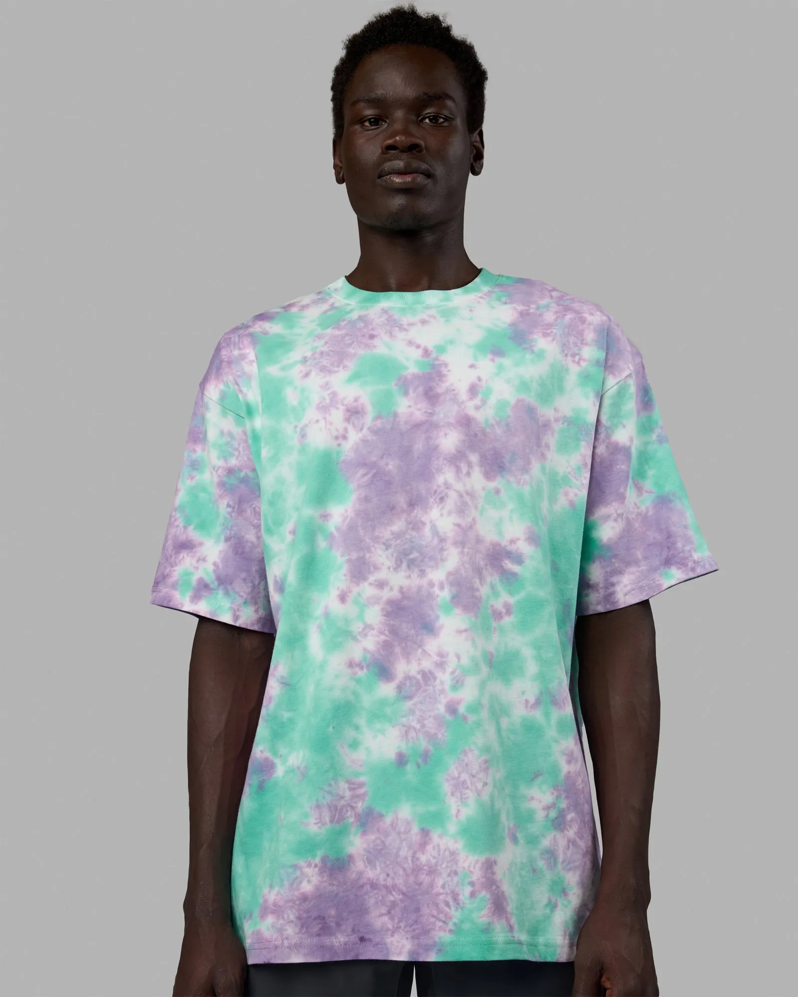 Unisex Lifting Club Heavyweight Tee Oversize - Cockatoo-Tie Dye