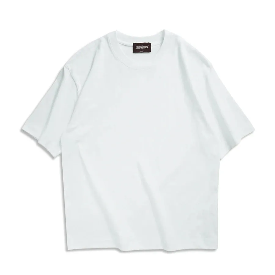 Unisex Oversized Brown Summer T-Shirt - Casual Korean Streetwear