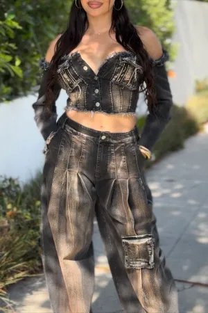 Urban Edge Denim Set