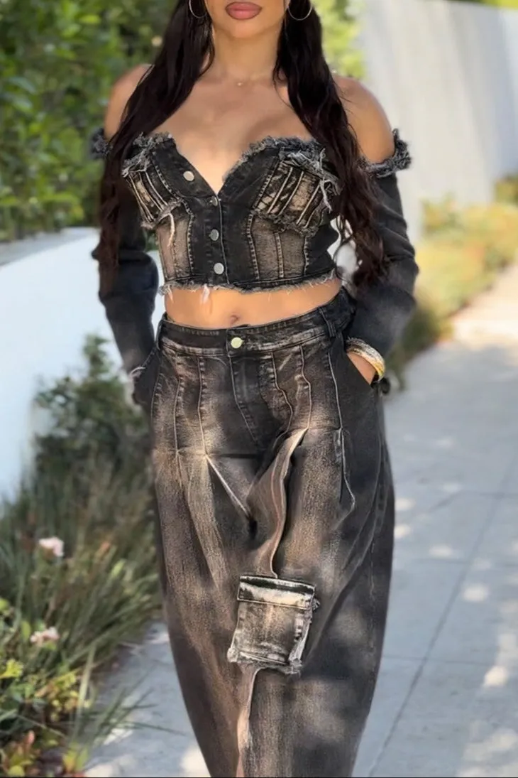 Urban Edge Denim Set