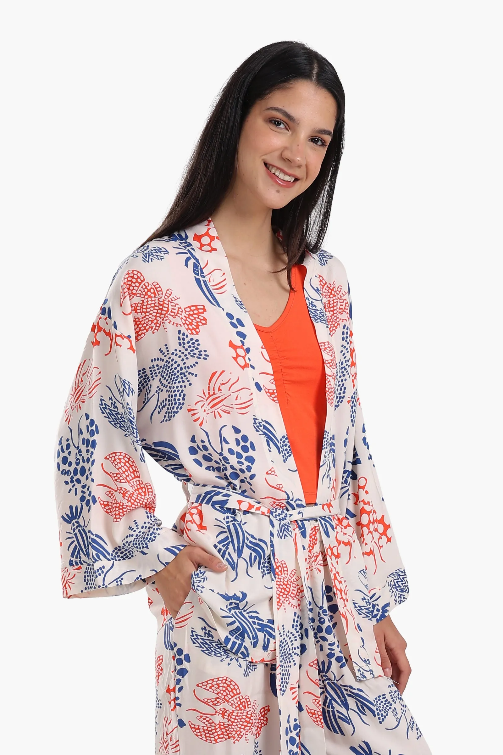 Viscose 3 Pcs Pyjama Set