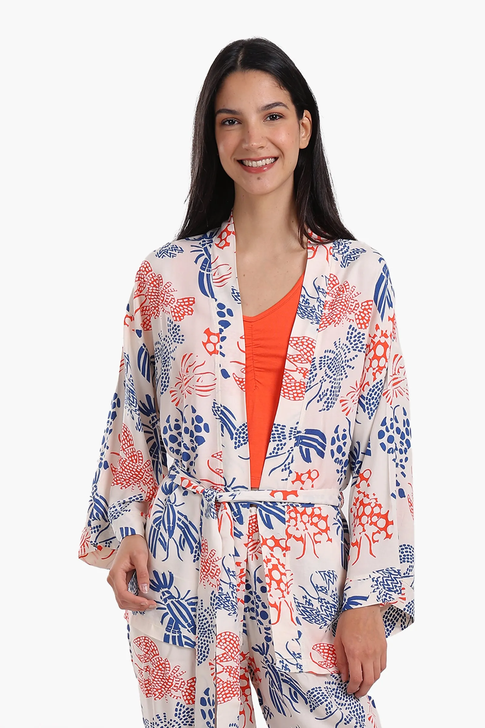 Viscose 3 Pcs Pyjama Set
