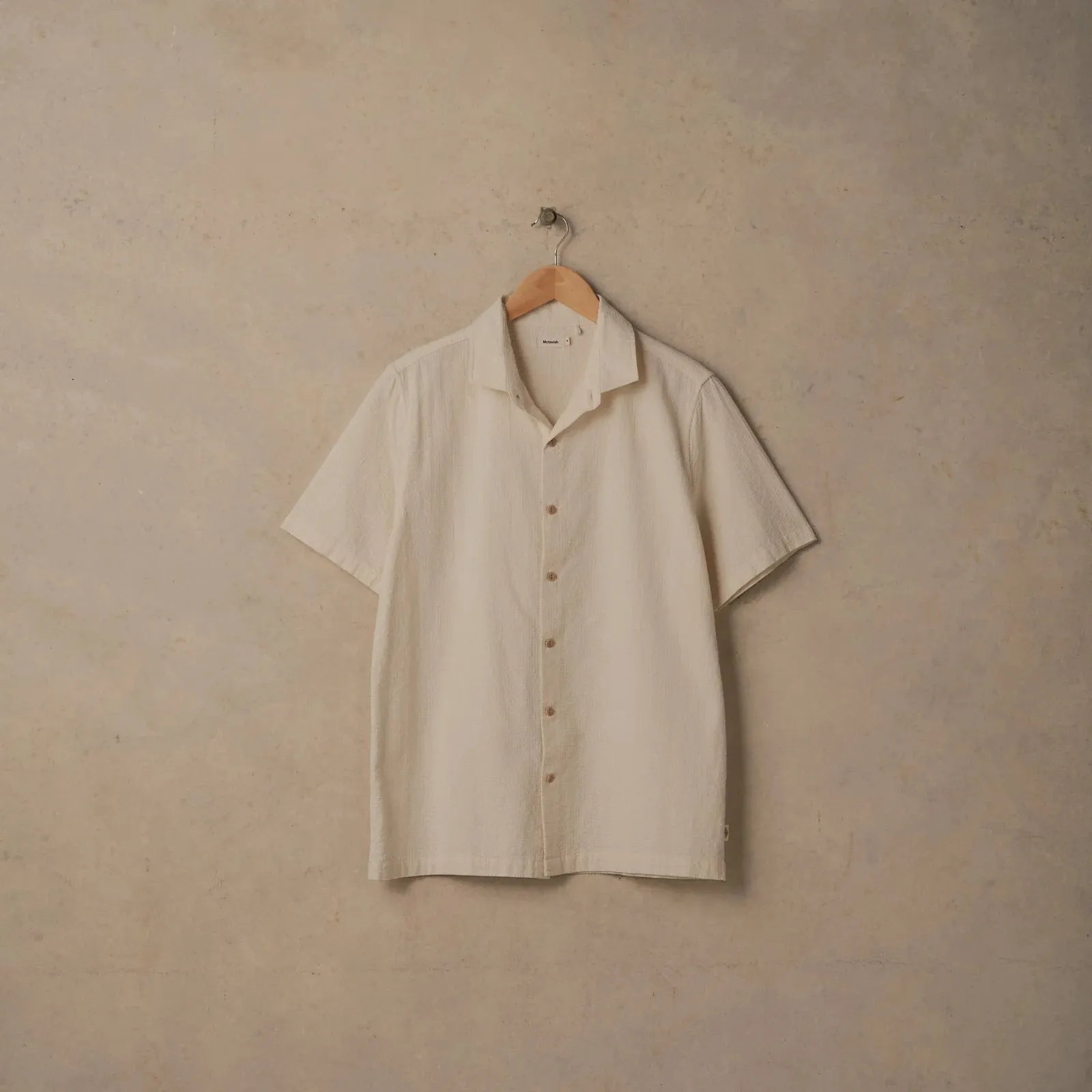 Waffle Shirt Macadamia