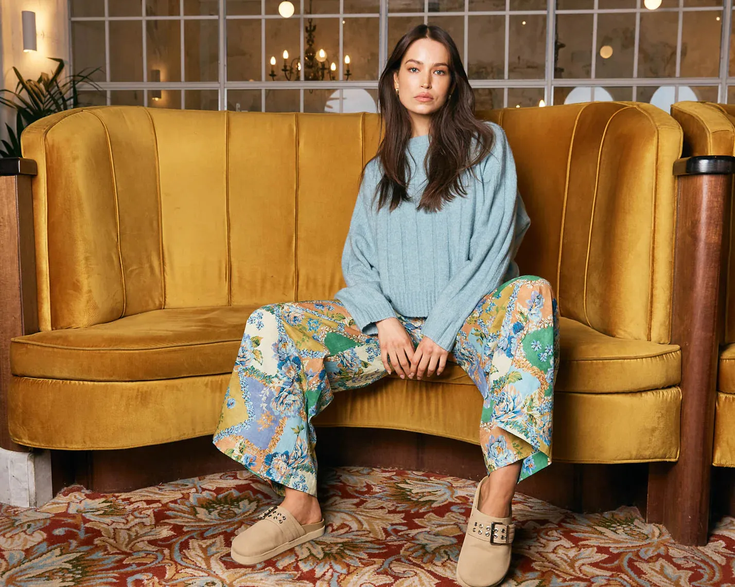 Walnut Melbourne - Vermont Pant - Peony Patchwork