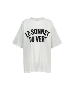 [Warehouse Sale] LE SONNET Oversize Logo T - White