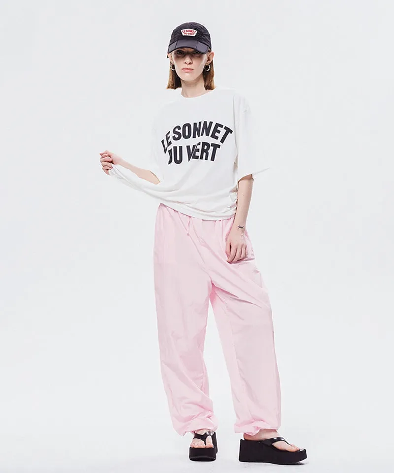 [Warehouse Sale] LE SONNET Oversize Logo T - White