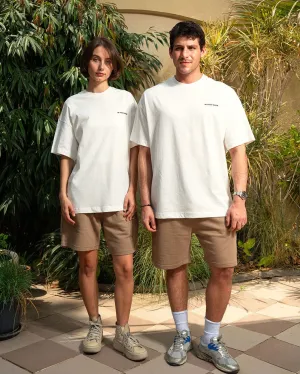 White Basic Oversized Tee