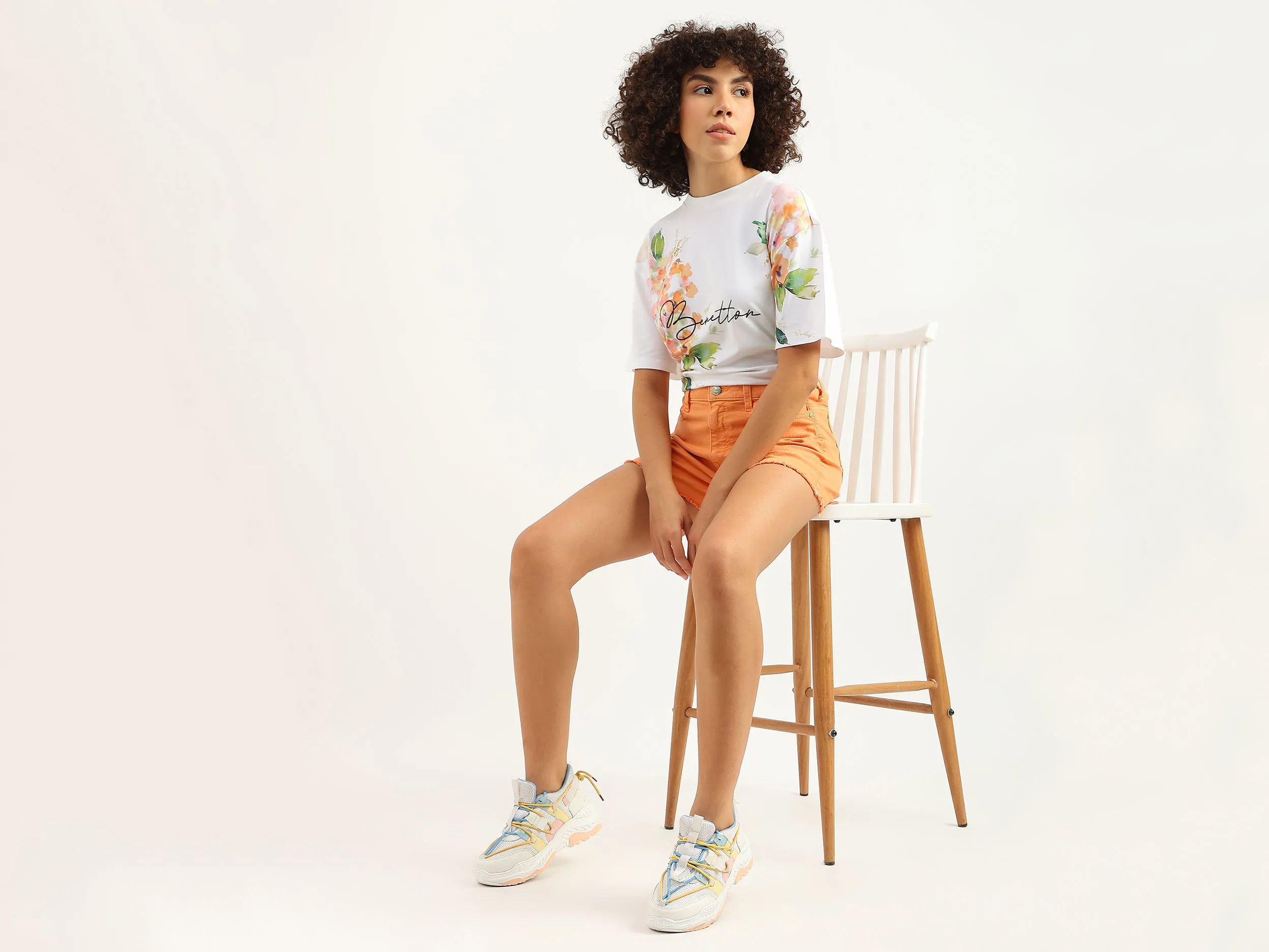 Women Solid Regular Fit Shorts
