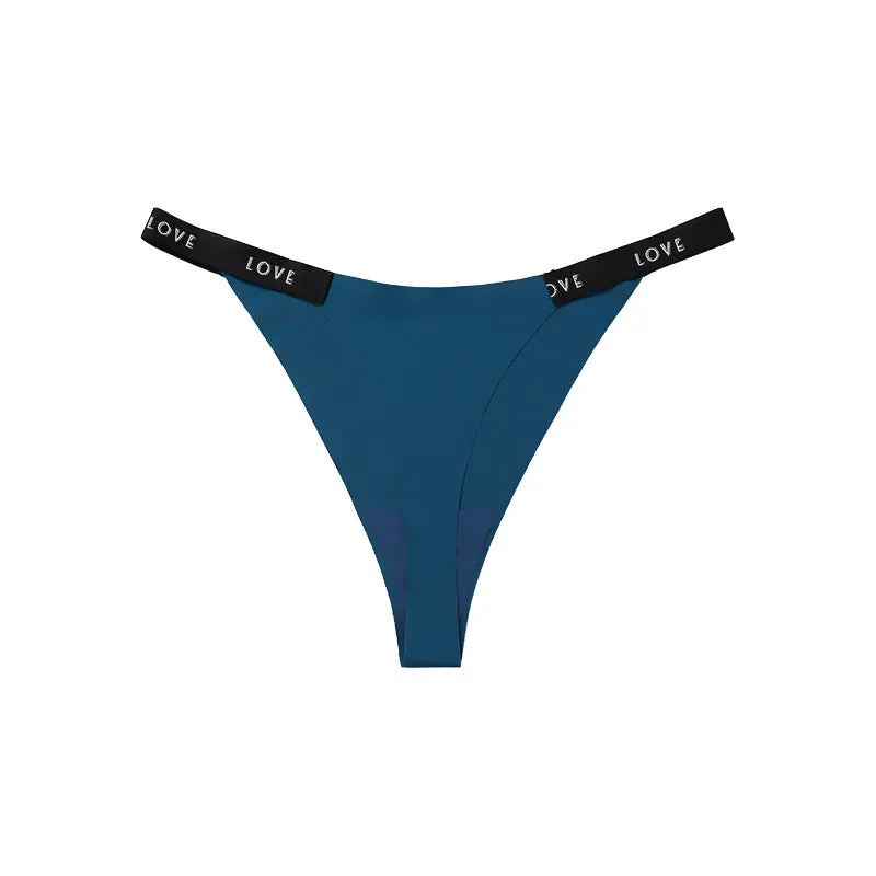 Women’s High Waist Thong Style "Love" Underwear's T pants