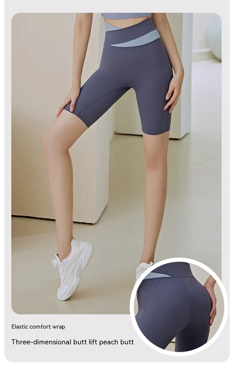 Women's One-piece Chest Pad Top Pants Workout Clothes Suit