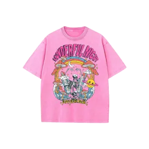 “Wonderful night skeleton” TEE-D555 | Inspanda