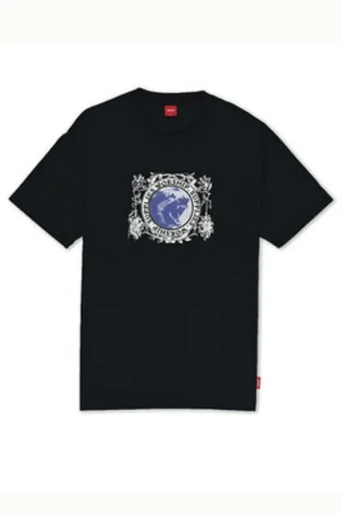 WORSHIP SUPPLIES ALL BARK TEE - BLACK