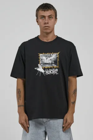 WORSHIP SUPPLIES BUZZKILL TEE - BLACK