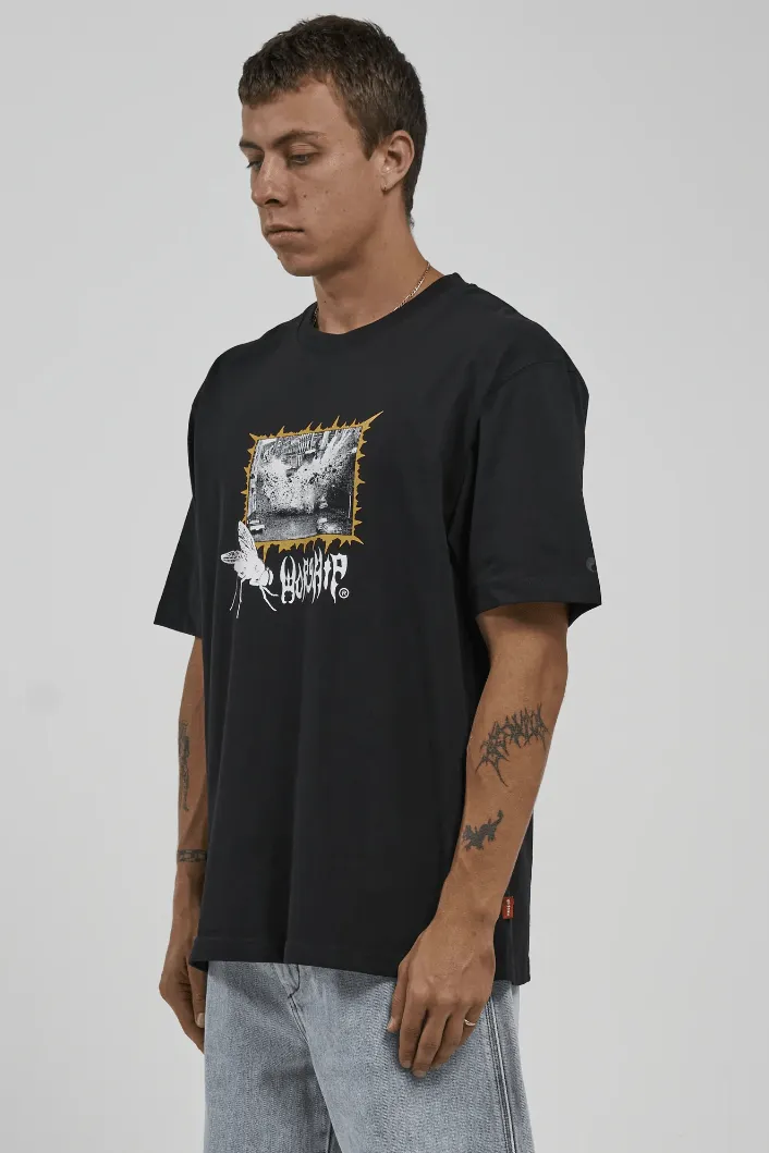 WORSHIP SUPPLIES BUZZKILL TEE - BLACK