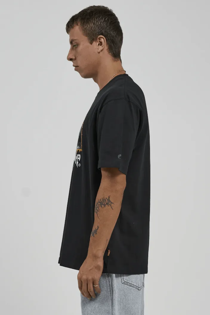 WORSHIP SUPPLIES BUZZKILL TEE - BLACK