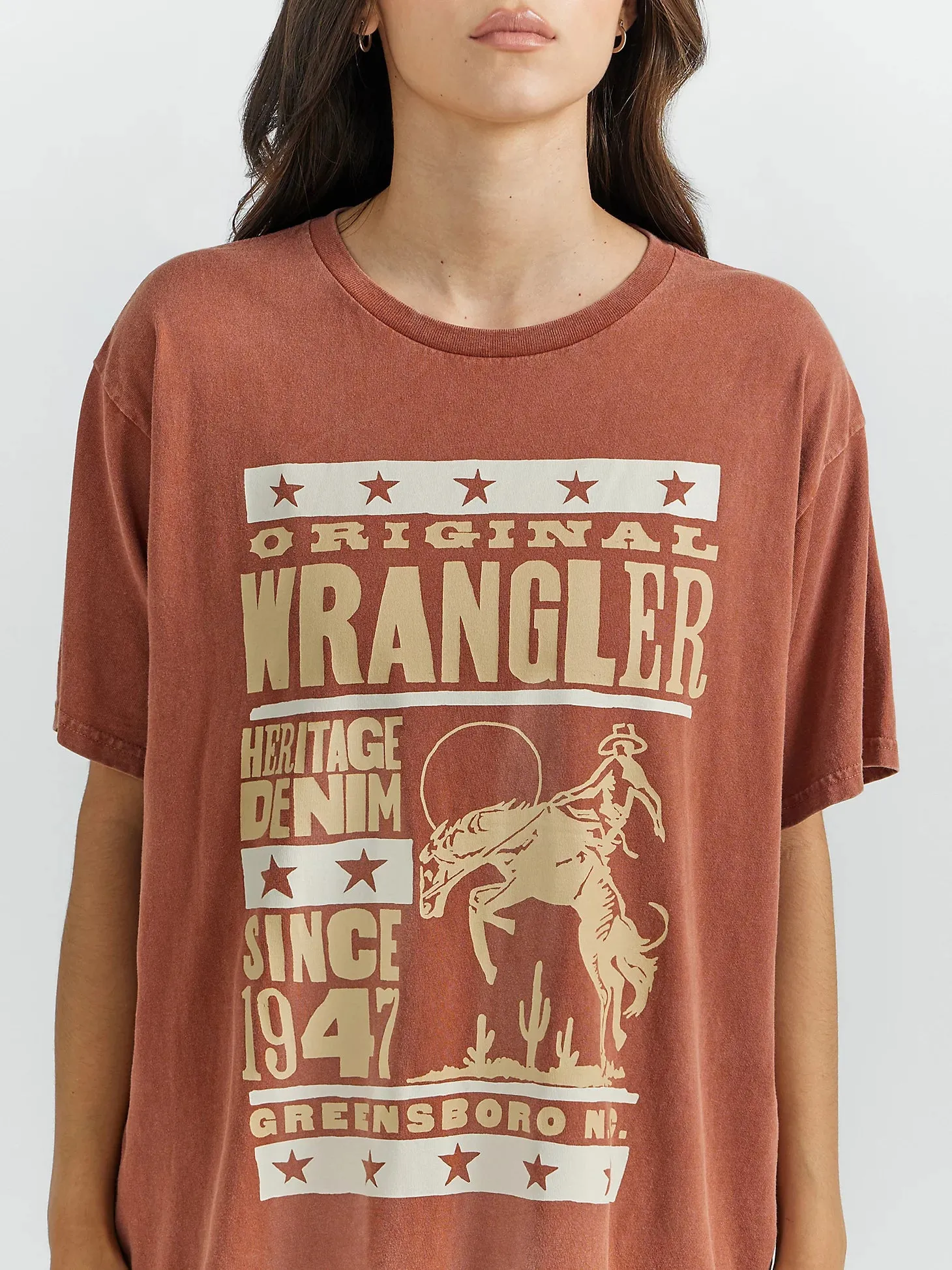 Wrangler WMS Arabian Spice Oversized Tee 112350127