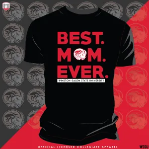 WSSU | Best "MOM" Ever Black Unisex Tees (**)
