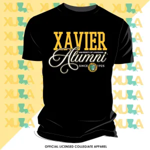 Xavier University | Fancy ALUMNI  Black Unisex Tees (aja)**