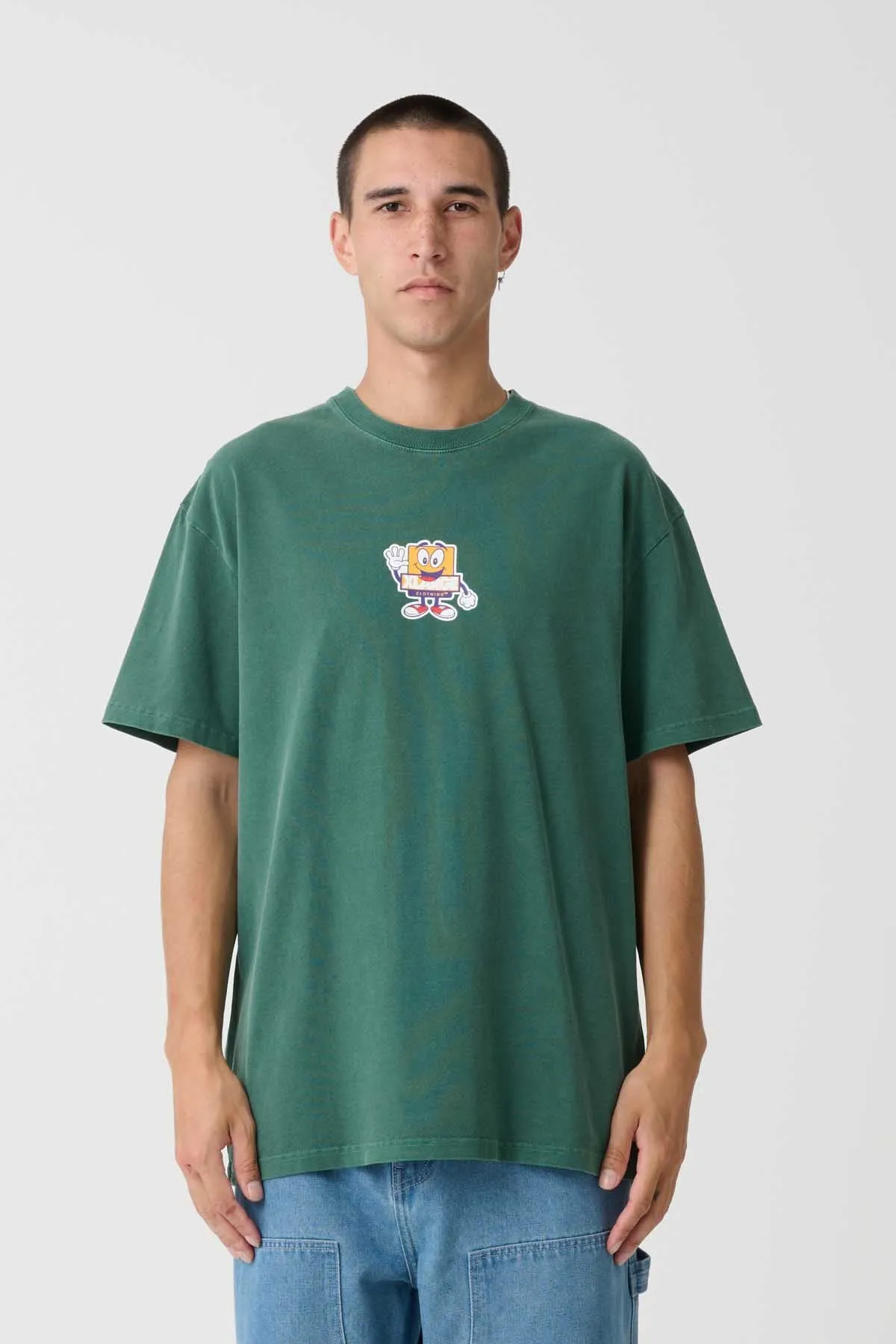XL MAN TEE - PIGMENT FOREST