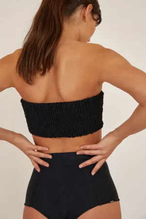 ZARI CHEEKY CUT BIKINI PANT - BLACK (SIZE 6 ONLY)